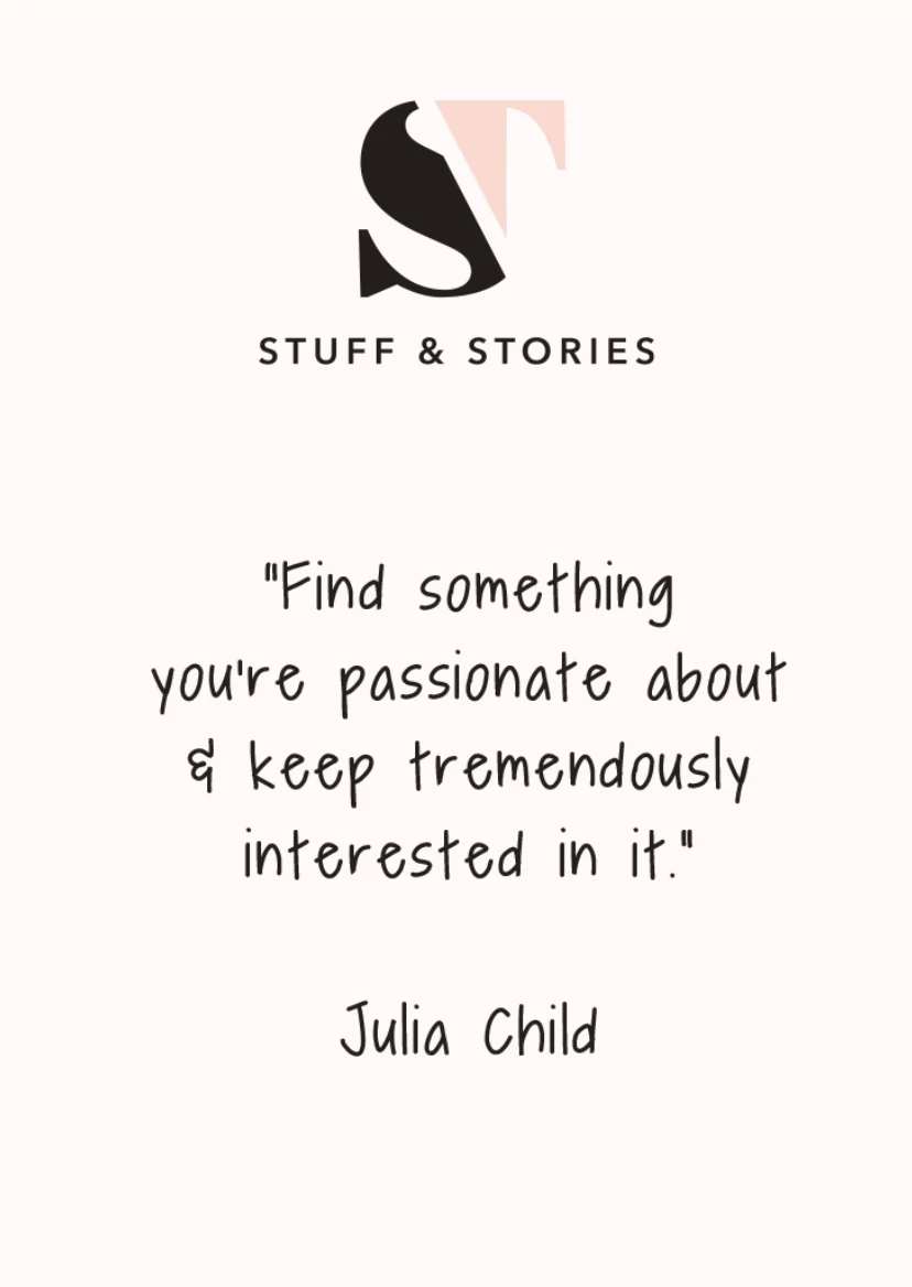 Campagnebeeld met quotes voor Stuff & Stories